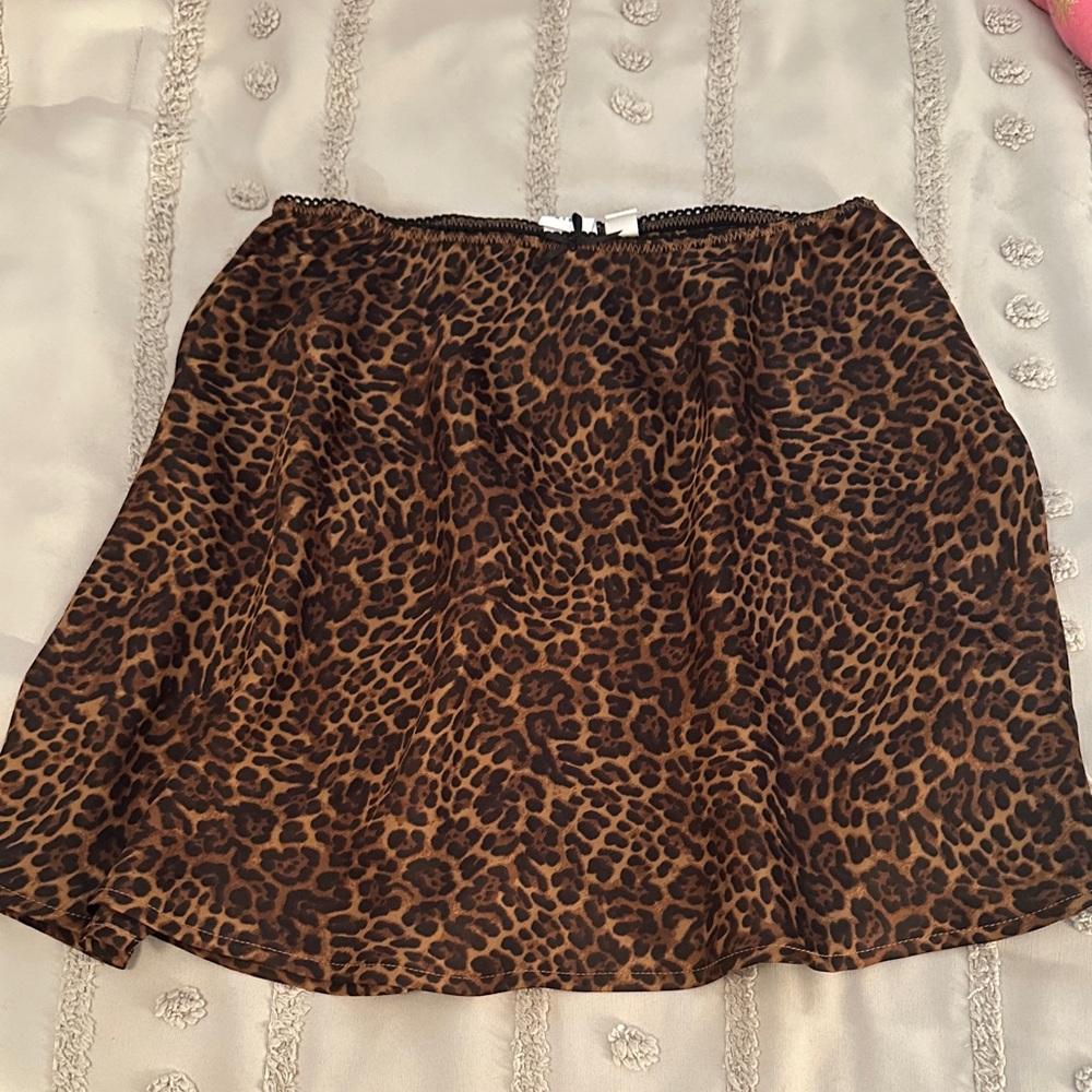 GAP Brown Leopard Print Kids Skirt